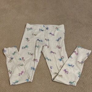 wonder nation White Unicorn Print Leggings - Multicolor Unicorns